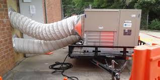 Deploying commercial spot cooler rental in Mill Plain Connecticut